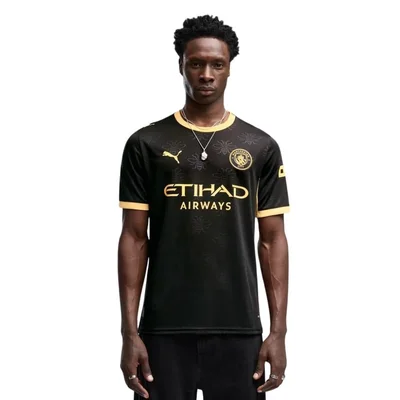 Puma Manchester City uitshirt 2026/2027 zwart met bijenpatroon